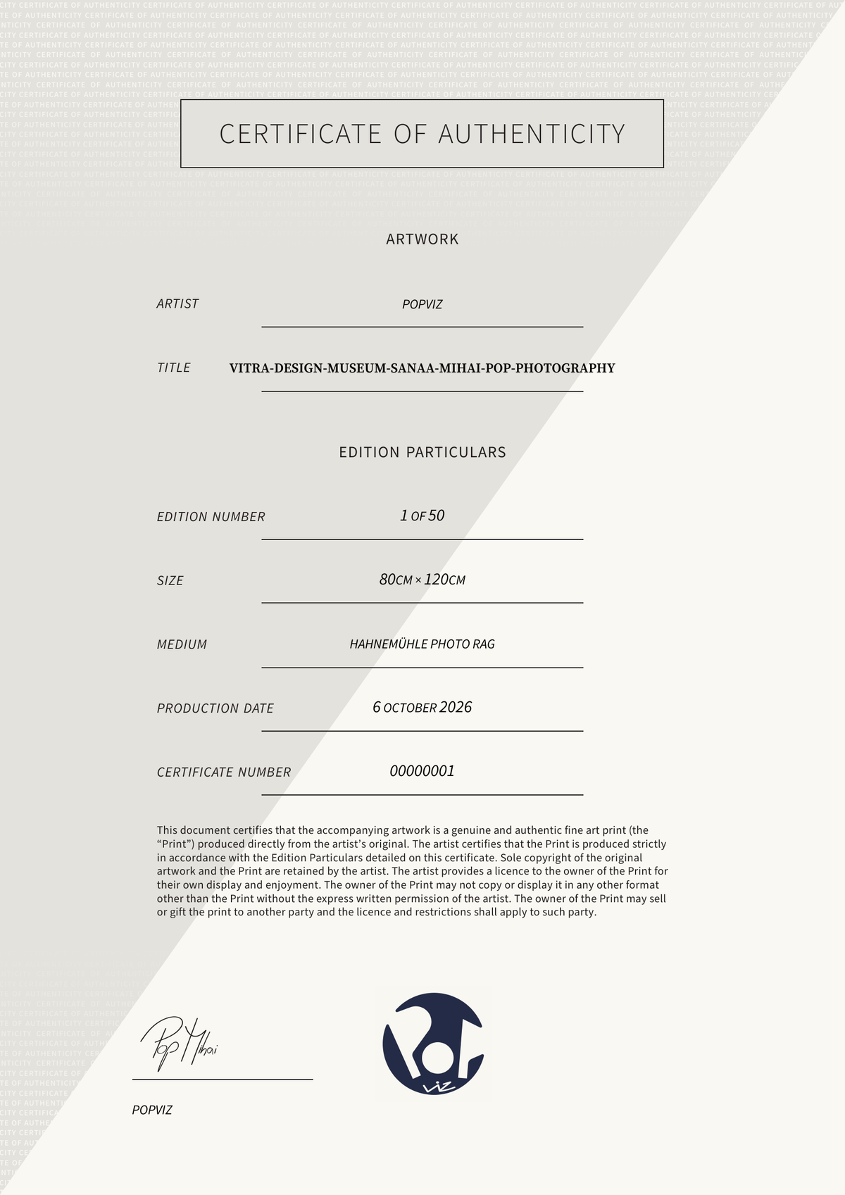 Vitra-Design-Museum-SANAA-Mihai-Pop-Photography — Certificate of Authenticity